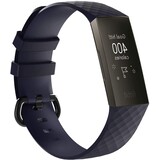 Strap-it Bracelet silicone Fitbit Charge 3 (bleu foncé)