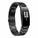 Strap-it Bracelet acier Fitbit Inspire (noir)