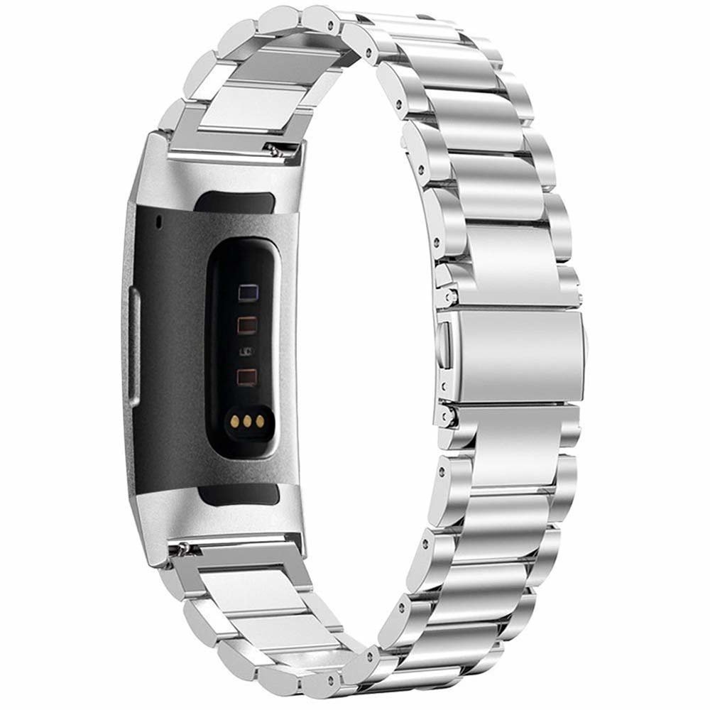 Strap-it Strap-it Bracelet acier Fitbit Charge 4 (argent)