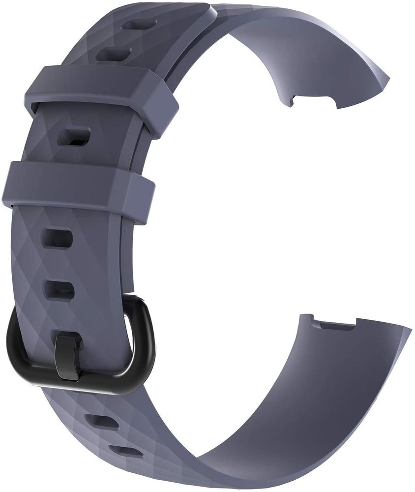 Strap-it Strap-it Bracelet silicone Fitbit Charge 4 (gris bleu)