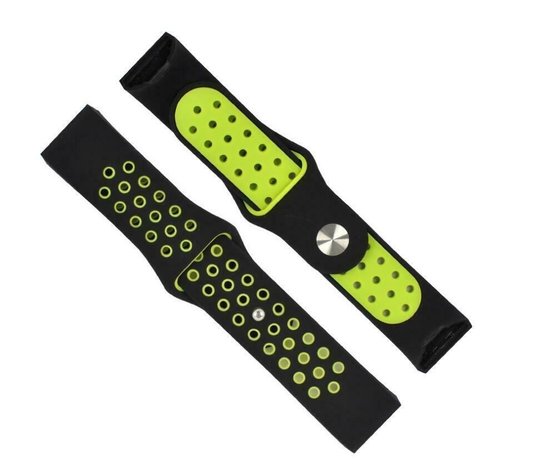 Strap-it Strap-it Bracelet sport Fitbit Charge 4 (noir/jaune) Strap-it Strap-it Bracelet sport Fitbit Charge 4 (noir/jaune)