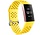 Strap-it Bracelet silicone avec trous Fitbit Charge 4 (jaune)