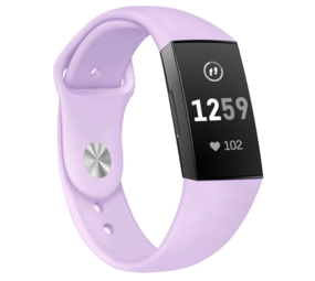 Strap-it Bracelet sport Fitbit Charge 3 (lavande)