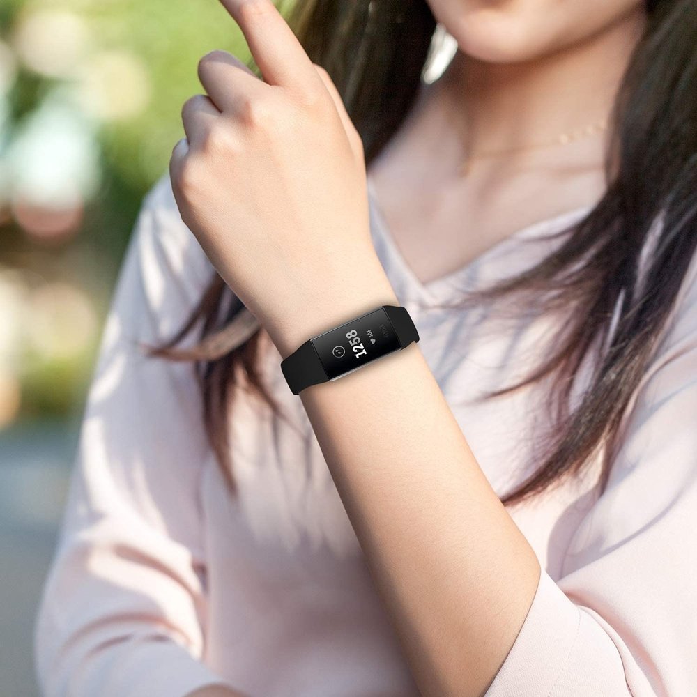 Strap-it Strap-it Bracelet sport Fitbit Charge 4 (noir)