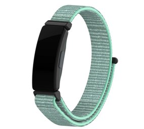 Strap-it Bracelet nylon Fitbit Inspire (aqua)