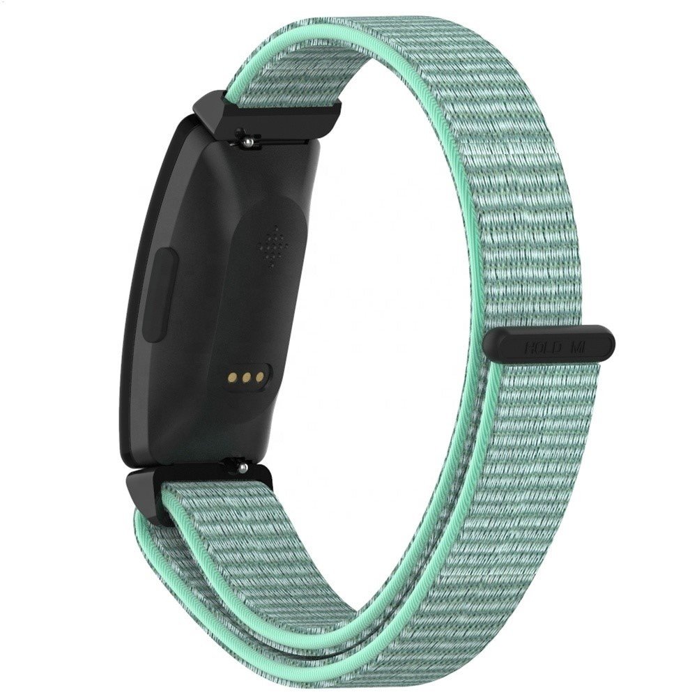Strap-it Strap-it Bracelet nylon Fitbit Inspire (aqua)