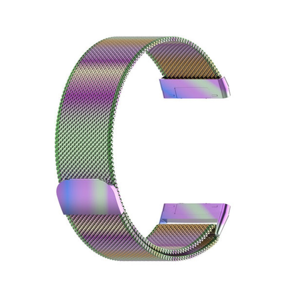 Strap-it Strap-it Bracelet Milanais Fitbit Versa 3 (arc-en-ciel)