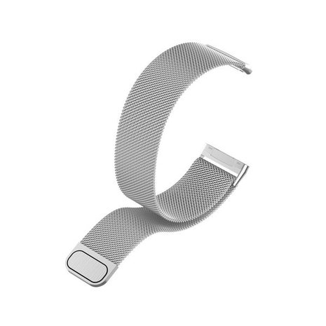 Strap-it Strap-it Bracelet Milanais Fitbit Sense (argent)