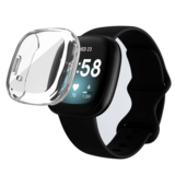 Strap-it Coque de protection Fitbit Sense TPU (transparent)