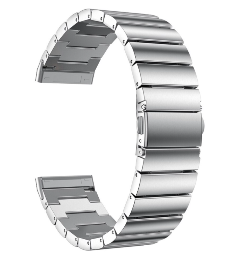 Strap-it Strap-it Bracelet métal Fitbit Versa 3 (argent)