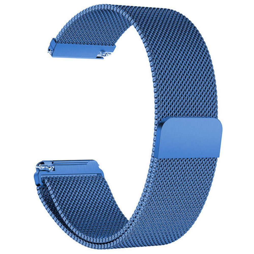 Strap-it Strap-it Bracelet Milanais Fitbit Versa (bleu)