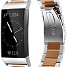 Strap-it Strap-it Bracelet acier Fitbit Charge 4 (argent/or rose) Strap-it Strap-it Bracelet acier Fitbit Charge 4 (argent/or rose)