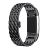 Strap-it Strap-it Bracelet acier dragon Fitbit Charge 2 (noir) Strap-it Strap-it Bracelet acier dragon Fitbit Charge 2 (noir)