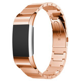 Strap-it Bracelet métal Fitbit Charge 2 (or rose)