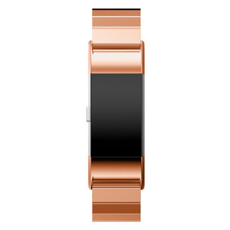 Strap-it Strap-it Bracelet métal Fitbit Charge 2 (or rose)