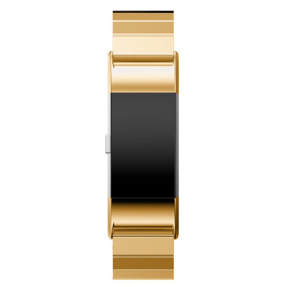 Strap-it Strap-it Bracelet métal Fitbit Charge 2 (or)