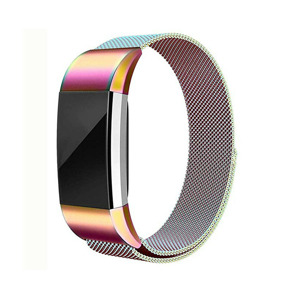 Strap-it Strap-it Bracelet Milanais Fitbit Charge 2 (arc-en-ciel)