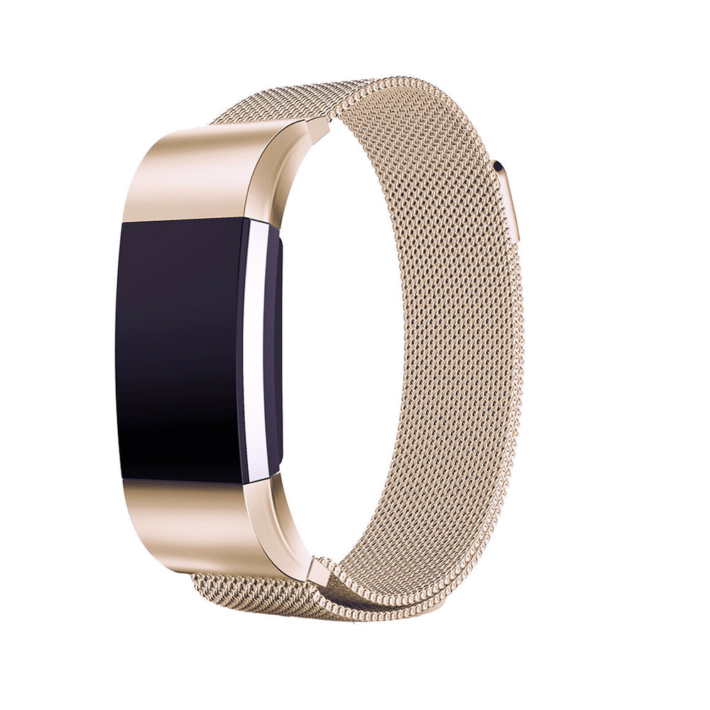 Strap-it Strap-it Bracelet Milanais Fitbit Charge 2 (champagne) Strap-it Strap-it Bracelet Milanais Fitbit Charge 2 (champagne)