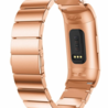 Strap-it Strap-it Bracelet métal Fitbit Charge 3 (or rose) Strap-it Strap-it Bracelet métal Fitbit Charge 3 (or rose)