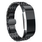 Strap-it Strap-it Bracelet acier dragon Fitbit Charge 4 (noir)