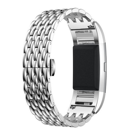 Bracelet acier dragon Fitbit Charge 5 - noir
