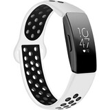 Strap-it Bracelet sport Fitbit Inspire (blanc/noir)
