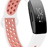 Strap-it Strap-it Bracelet sport Fitbit Inspire (blanc/rose) Strap-it Strap-it Bracelet sport Fitbit Inspire (blanc/rose)