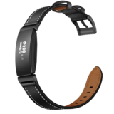 Strap-it Bracelet cuir Fitbit Inspire (noir)
