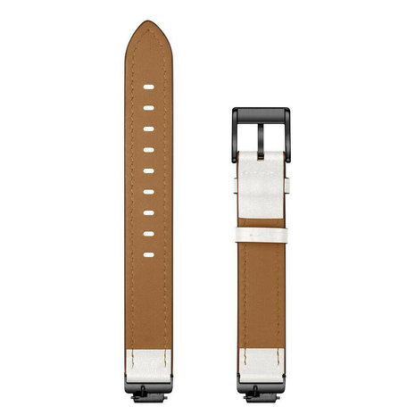 Strap-it Strap-it Bracelet cuir Fitbit Inspire (blanc)