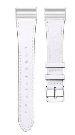 Strap-it Strap-it Bracelet cuirFitbit Charge 4 (blanc)