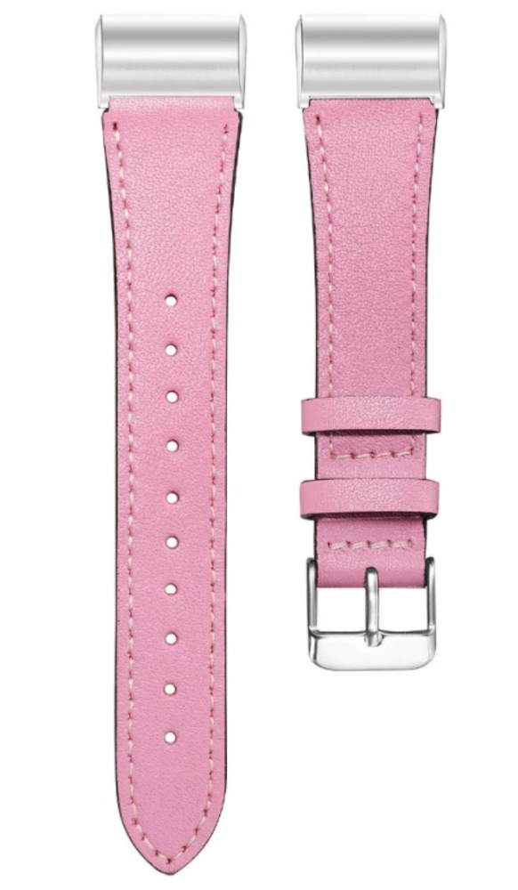 Strap-it Strap-it Bracelet cuirFitbit Charge 4 (rose)