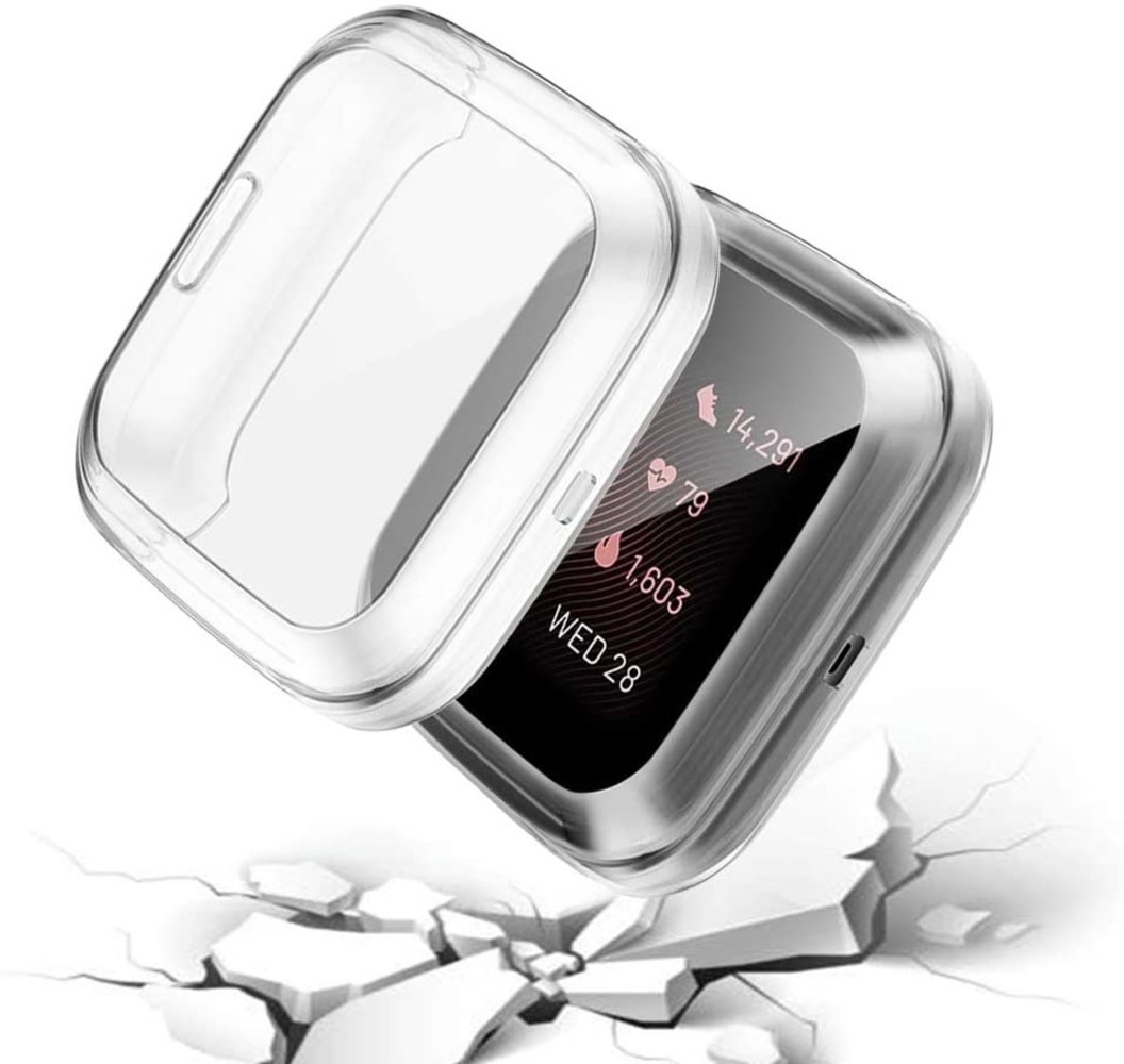Strap-it Strap-it Coque de protection en TPU Fitbit Versa 2 (transparent)