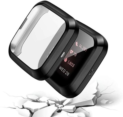 Strap-it Strap-it Coque de protection Fitbit Versa 2 TPU (noir)