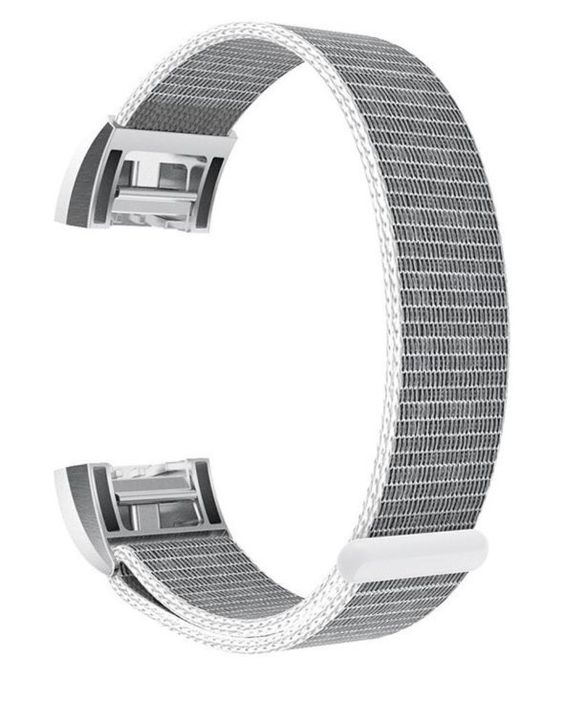 Strap-it Strap-it Bracelet nylon Fitbit Charge 2 (coquillage)