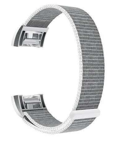 Strap-it Strap-it Bracelet nylon Fitbit Charge 2 (coquillage)
