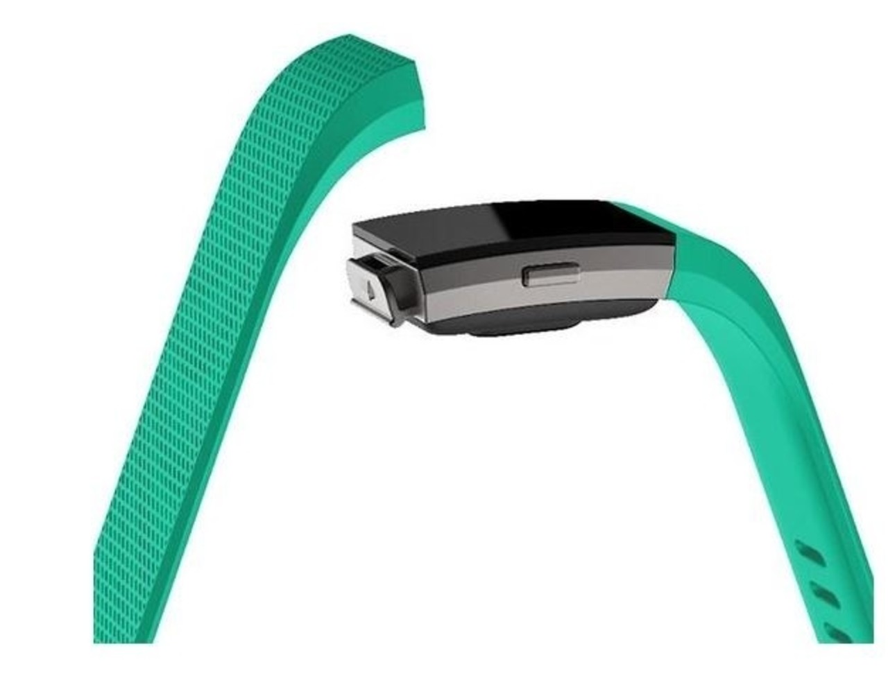 Strap-it Strap-it Bracelet silicone Fitbit Charge 2 (aqua)