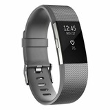 Strap-it Bracelet silicone Fitbit Charge 2 (gris)