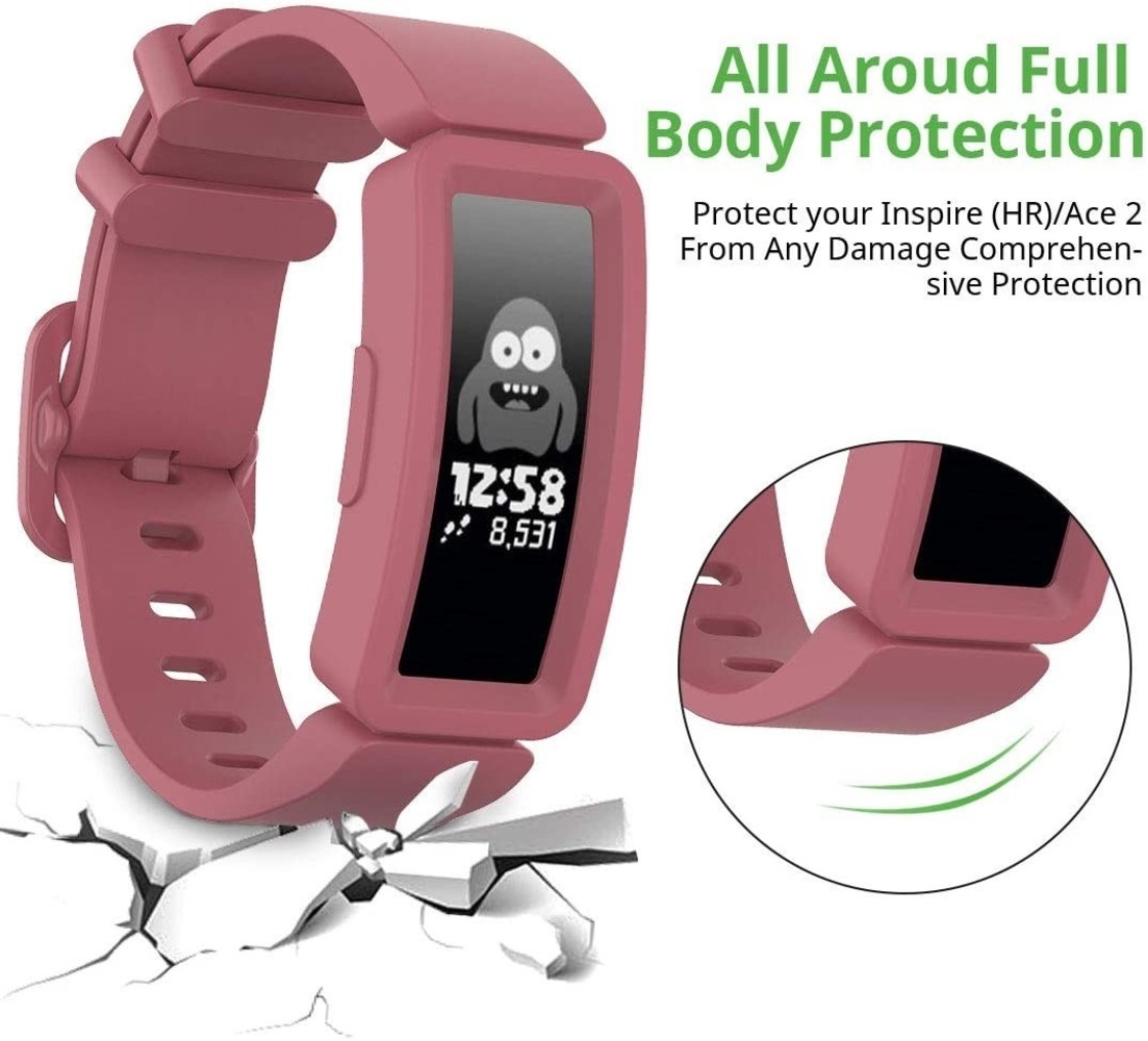 Strap-it Strap-it Bracelet silicone Fitbit Ace 2 (pastèque)