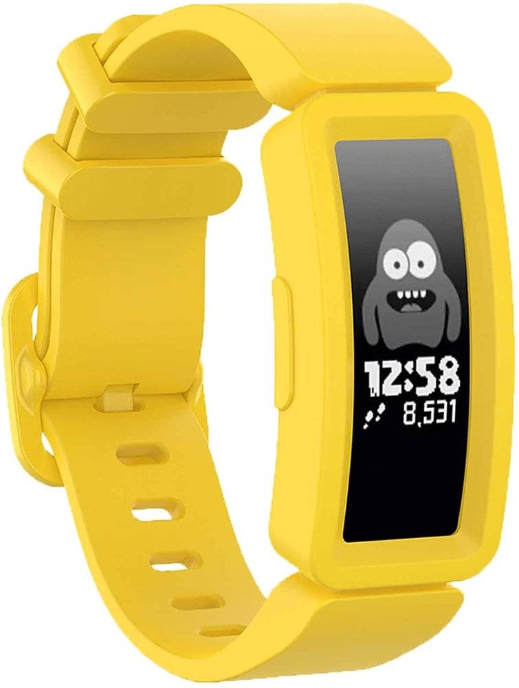 Strap-it Strap-it Bracelet silicone Fitbit Ace 2 (jaune)