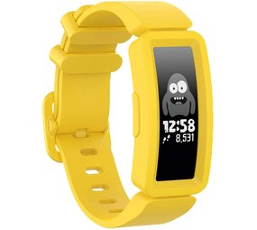 Strap-it Bracelet silicone Fitbit Ace 2 (jaune)