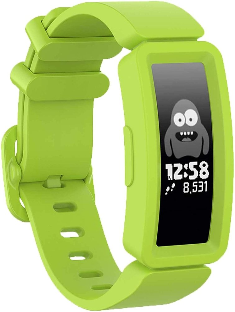 Strap-it Strap-it Bracelet silicone Fitbit Ace 2 (vert clair)
