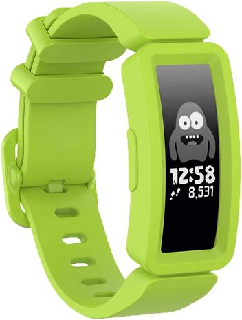 Strap-it Strap-it Bracelet silicone Fitbit Ace 2 (vert clair)