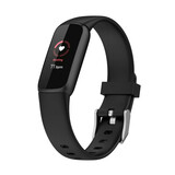Strap-it Bracelet silicone Fitbit Luxe (noir) 