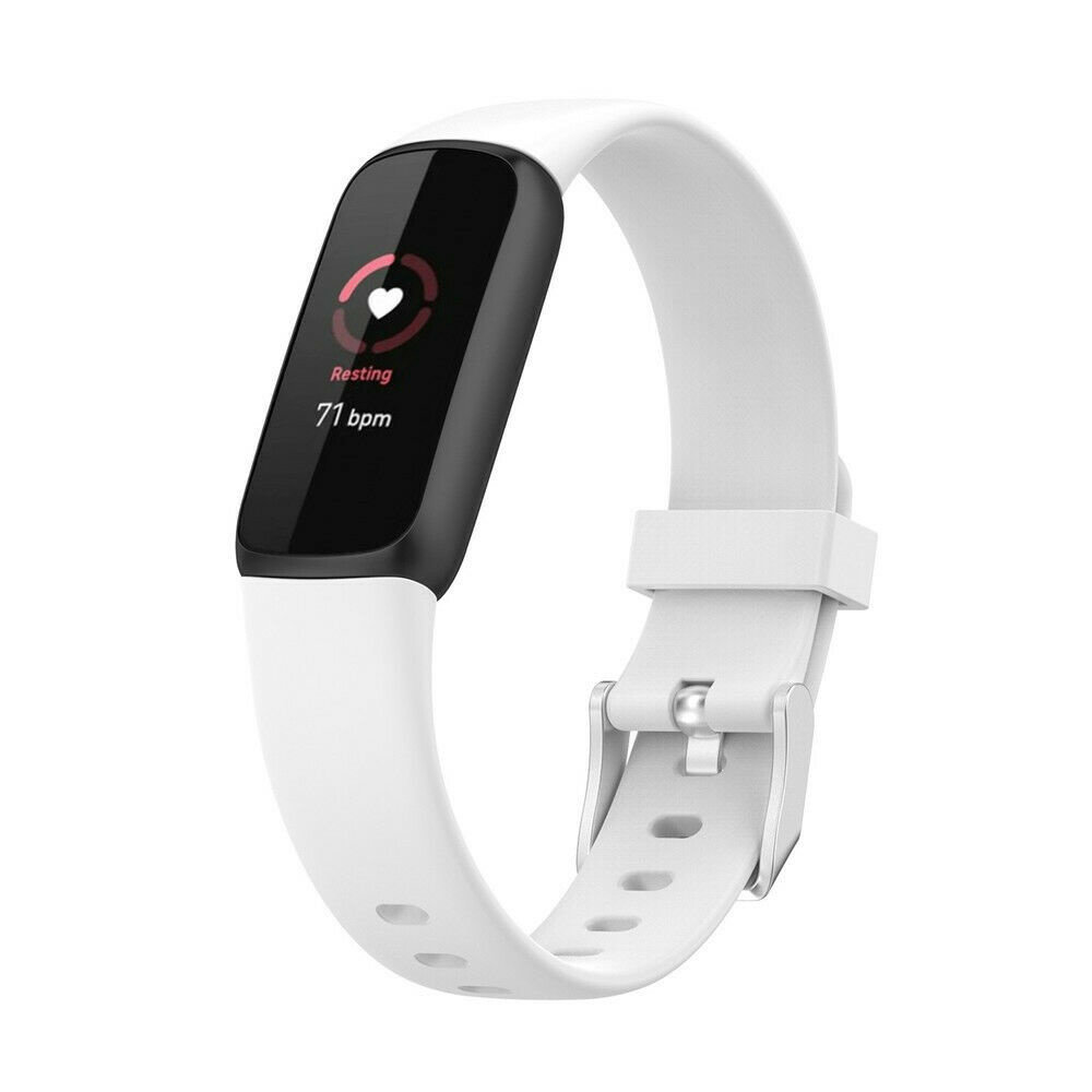 Strap-it Strap-it Bracelet silicone Fitbit Luxe (blanc)