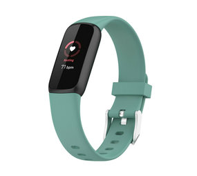 Strap-it Bracelet silicone Fitbit Luxe (vert pin)