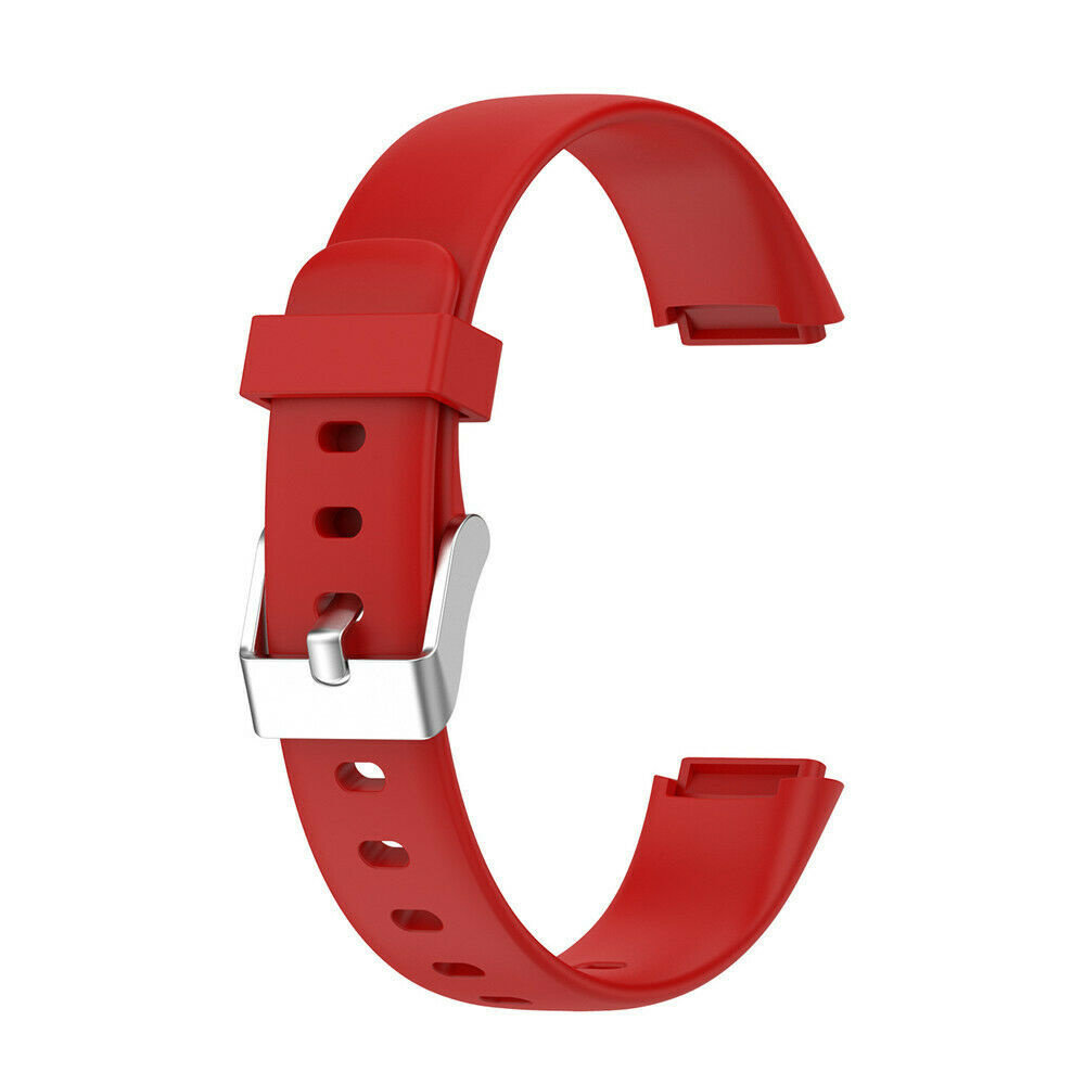 Strap-it Bracelet silicone Strap -it Fitbit Luxe (rouge)