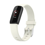 Strap-it Bracelet silicone Fitbit Luxe (blanc cassé) 