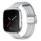 Strap-it Strap-it Bracelet acier inoxydable Fitbit Versa (argent)