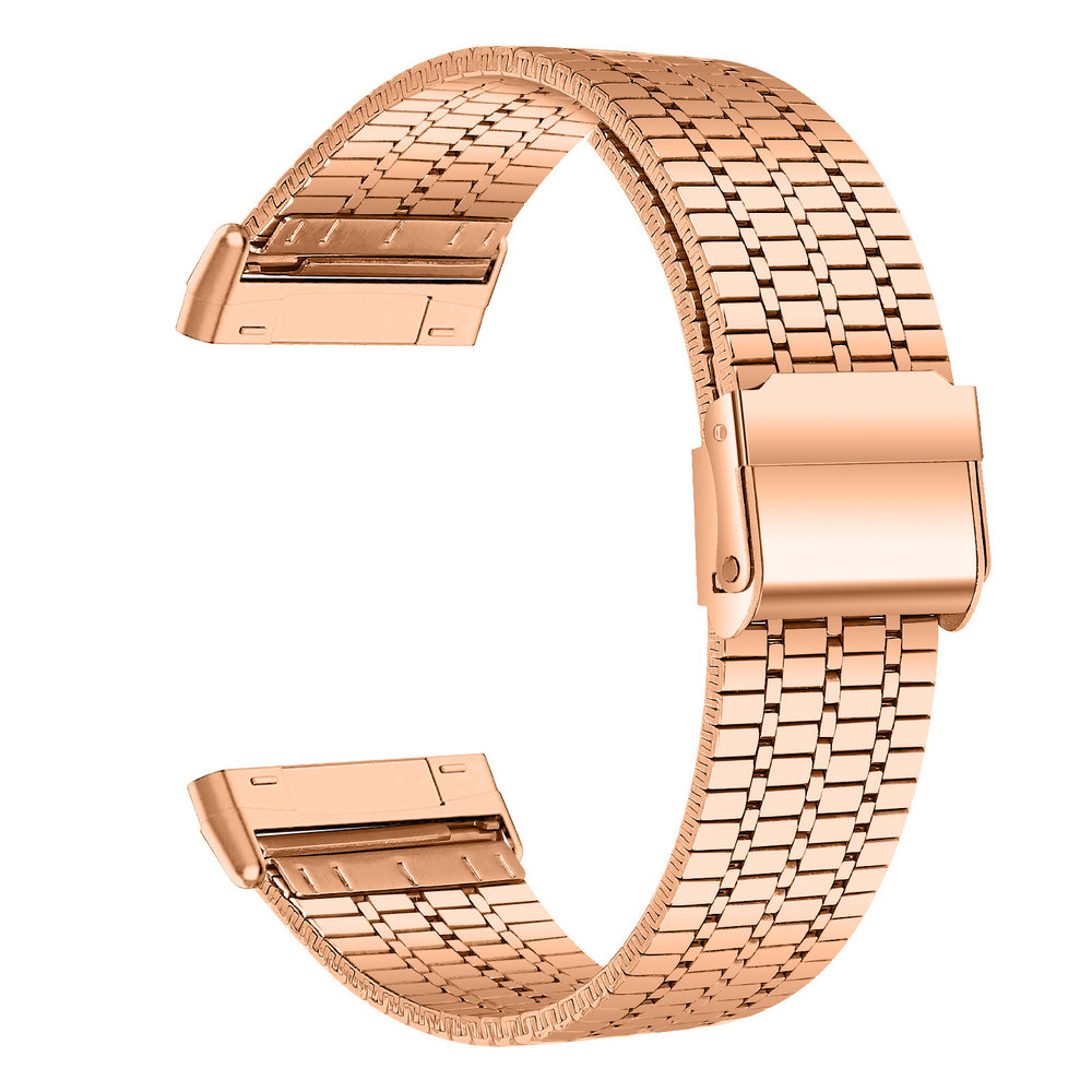 Strap-it Strap-it Bracelet acier inoxydable Fitbit Sense (or rose) Strap-it Strap-it Bracelet acier inoxydable Fitbit Sense (or rose)