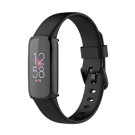 Strap-it Strap-it Coque de protection Fitbit Luxe TPU (noir)
